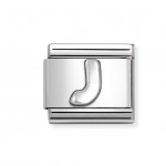 Nomination Silver Shine Initial J Charm.