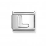Nomination Silver Shine Initial L Charm.