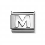 Nomination Silver Shine Initial M Charm.