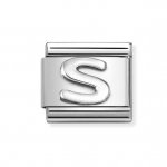 Nomination Silver Shine Initial S Charm.