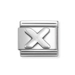 Nomination Silver Shine Initial X Charm.