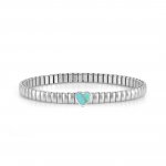 Extension Stainless Steel Turquoise Heart Stretch Bracelet