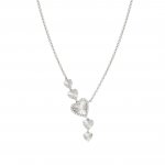 Nomination TrueJoy Silver Multiple Heart Cz Necklet