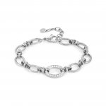 Nomination Affinity Stainless Steel link & CZ Bracelet