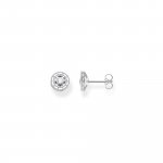 Thomas Sabo Silver Round CZ Stud Earrings