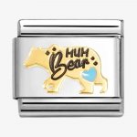 Nomination 18ct Gold Pink Mum Bear Charm