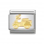 Nomination 18ct Gold Scooter Charm.