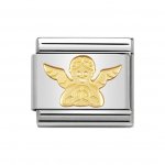 Nomination 18ct Gold Angel Charm.