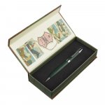 Ted Baker Green Faux Leather Tweed pen. By Wild and wolf
