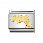 Nomination 18ct Gold  Dolphin Charm.