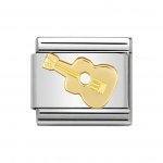 Nomination 18ct Gold Guitar Charm.