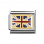Nomination Great Britain Flag Union Jack Charm