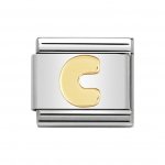 Nomination 18ct Gold Initial C Charm.