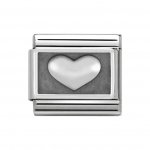 Nomination Silver Shine Single Heart Charm