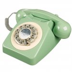 Classic Swedish Green GPO 746 series 60's Telephone.