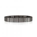 Nomination Gun Metal Ikons Gents Bracelet.