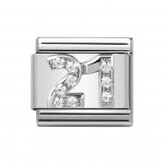 Nomination Silver CZ Number 21 Charm