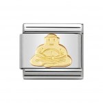 Nomination 18ct Gold Buddha Charm.
