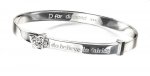 Silver D For Diamond I Do Believe In Fairies Bangle