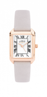 Ladies Limit Rectangular Silver Dial Strap Watch