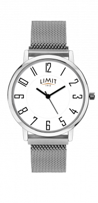 Limit Gents White Dial Mesh Bracelet Watch