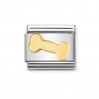 Nomination 18ct Gold Bone Charm.