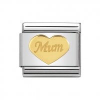 Nomination 18ct MUM Heart Charm