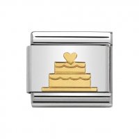 Nomination 18ct Tiered Cale Charm