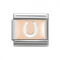 Nomination 9ct Rose Gold Horseshoe Charm.