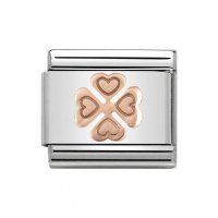 Nomination 9ct Rose Gold  Clover Charm.