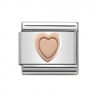 Nomination 9ct Rose Gold Heart Charm