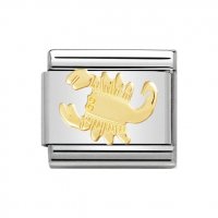 Nomination 18ct Gold Scorpio Zodiac Charm.