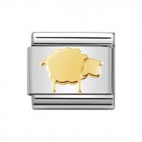 Nomination Sheep Charm in 18ct Gold.