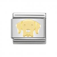 Nomination 18ct Labrador Dog Charm.