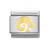 Nomination Aries Zodiac 18ct Charm.