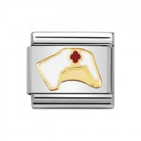 Nomination 18ct & Enamel Nurses Hat Charm.