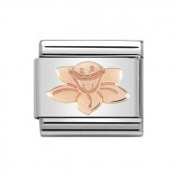 Nomination 9ct Classic Rose Gold Daffodil Charm