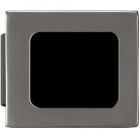 Nomination Gun Metal Black Square Ikons Charm.