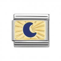 Nomination Smile Blue Moon Enamel Charm