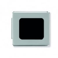 Nomination Enamel Rectangular Plate Full Black Ikons Charm.