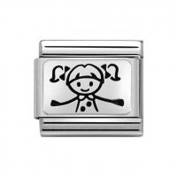 Nomination Silver Shine Girl Charm