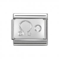 Nomination Silver Shine Zodiac Leo Charm.