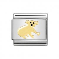 Nomination Enamel & 18ct Gold Koala Charm.