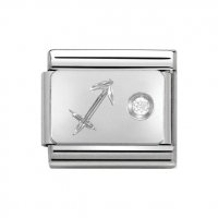 Nomination Silver Shine Zodiac Sagittarius Charm.