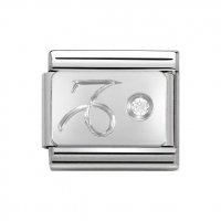 Nomination Silver Shine Zodiac Capricorn Charm.