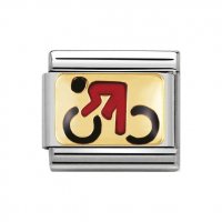 Nomination Gold Cycling Charm.