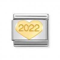 Nomination 18ct Gold 2022 Heart Charm.