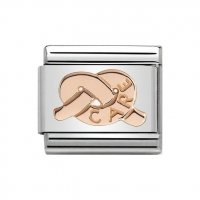 Nomination 9ct Rose Gold Knot of Care Charm