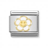 Nomination 18ct Gold Smile Flower Charm.