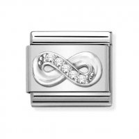 Nomination Silver CZ Infinity Classic Charm